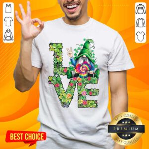 Love Hippie Gnome 8 St Patricks Shirt - Design by Handstee.com