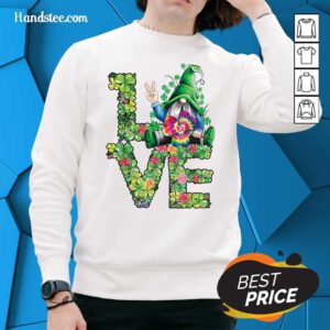 Love Hippie Gnome 8 St Patricks Sweater - Design by Handstee.com