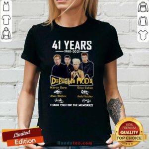Nice 41 Years 1980 2021 MOD Ladies Tee - Design by Handstee.com
