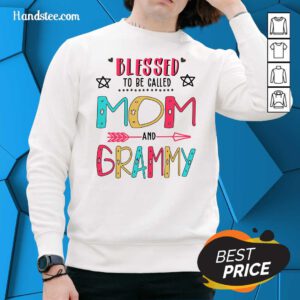 Nice Blessed 2 Grammy Mother Sweater - Design by Handstee.com