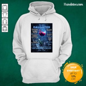 Nice Dragonfly Flowers Daughter 2 Hoodie - Design by Handstee.com