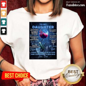 Nice Dragonfly Flowers Daughter 2 Ladies Tee - Design by Handstee.com