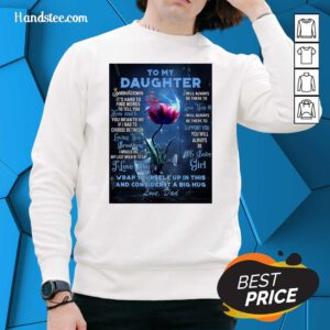 Nice Dragonfly Flowers Daughter 2 Sweater - Design by Handstee.com