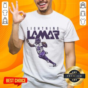 Overjoyed Lamar Jackson Lightning Lamar Shirt