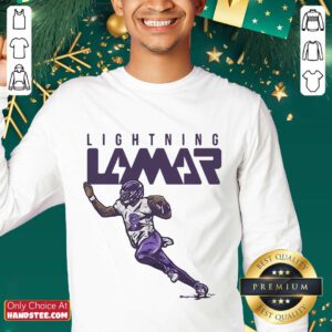 Overjoyed Lamar Jackson Lightning Lamar Sweater