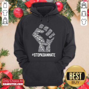 Positive Stop Asian Hate Hand Brothers Hoodie