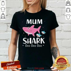 Premium 31 Mum Shark Doo Ladies Tee - Design by Handstee.com