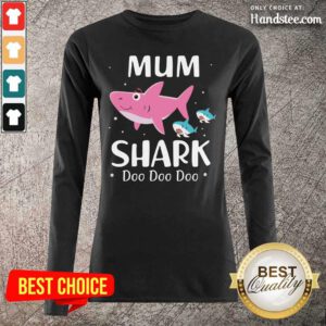 Premium 31 Mum Shark Doo Long Sleeved - Design by Handstee.com