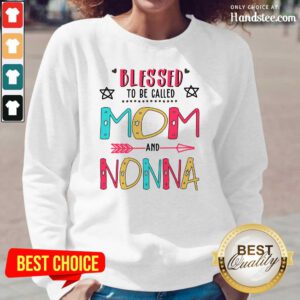 Pretty Blessed 8 Nonna Mother Long Sleeved - Design by Handstee.com