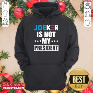 Relaxed 1 Joker Is Not My President Hoodie - Design By Handstee.com