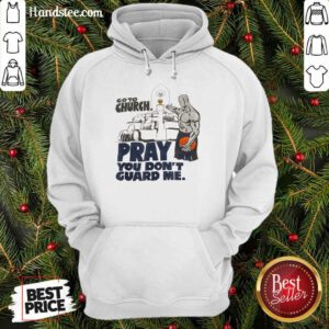 Relaxed Church Pray Guard Me Basketball Hoodie