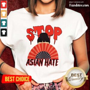 Relaxed Stop Asian Hate Japanese Girl Ladies Tee