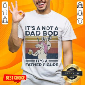 Relaxed Unicorn Its A Not A Dad Bod Shirt - Design By Handstee.com