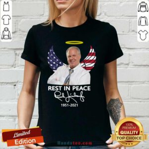 Rush Limbaugh Rest In Peace 1951 Ladies tee - Design by Handstee.com
