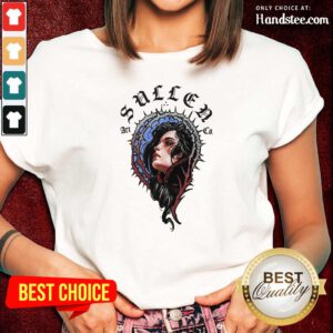 Sad 16 Girl Sullen Art Co Ladies Tee - Design by Handstee.com
