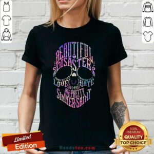 Sad Beautiful Disaster Perfectly 8 Ladies tee - Design by Handstee.com