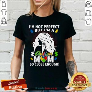 Sad Not Perfect But 22 Autism Ladies Tee - Design by Handstee.com