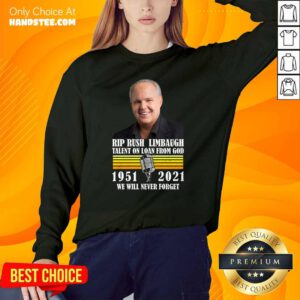 Sad Rip Rush Limbaugh Talents 45 Sweater - Design by Handstee.com