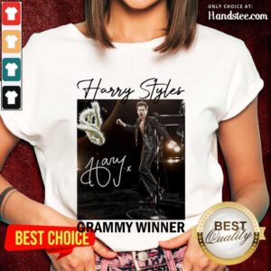 Super Amused Harry Styles Grammy Winner Ladies Tee - Design By Handstee.com