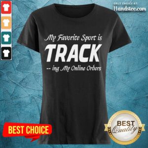 Super Amused My Favorite Sport 5 Ladies Tee- Design By Handstee.com