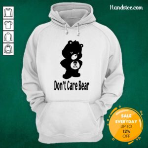 Surprised 7 Dont Care Bear Hoodie - Design by Handstee.com