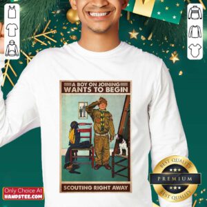 Surprised A Boy Joining Wants Scouting Sweater