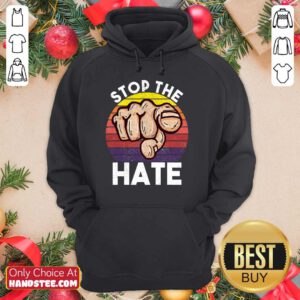 Terrific Stop Asian Hate Hand Vintage Hoodie