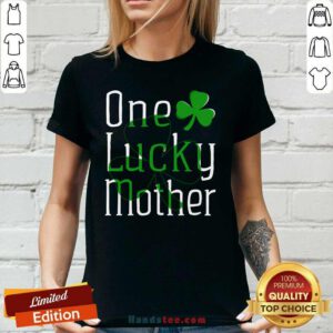 Top 1 Lucky Mother St Patricks Ladies Tee - Design by Handstee.com