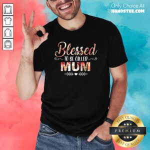 Top Blessed 6 Flower Mother Shirt - Design by Handstee.com