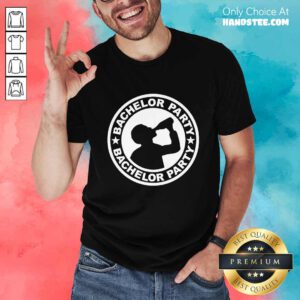 Amused Bachelor Party Drinking Wine Bottles Shirt