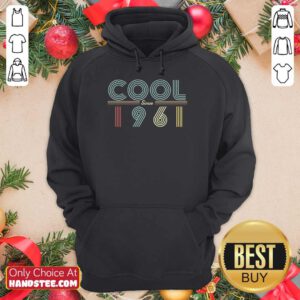 Amused Cool Since 1961 Birthday Vintage Hoodie