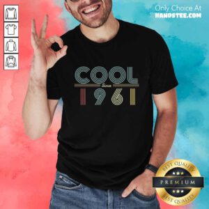 Amused Cool Since 1961 Birthday Vintage Shirt