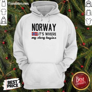 Amused Norway It's Where My Story Begins Hoodie