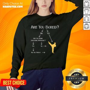 Confident Taekwondo Are You Bored Sweater