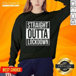 Delighted Straight Outta Lockdown Sweater