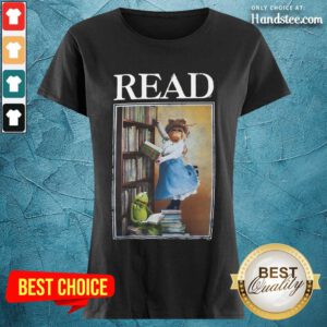 Disney Miss Piggy And Kermit Muppets Read Ladies Tee