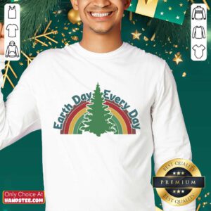 Ecstatic Earth Day Every Day Rainbow Sweater