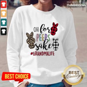 Ecstatic Rabbit Oh For The Sake Grandma Life Long-Sleeved