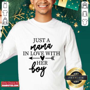 Enthusiastic Just A Mama In Love With Her Boy Sweater