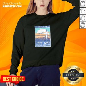 Funny Explore Cape May New Jersey Lighthouse Poster Sweater
