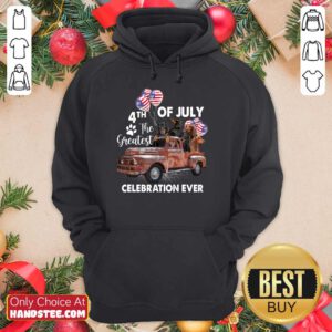 Good 4th Of July The Greatest Celebration Ever Dachshund Hoodie