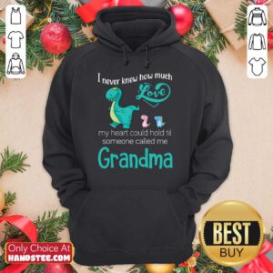 Good Saurus I Never Knew How Much Love Grandma Hoodie