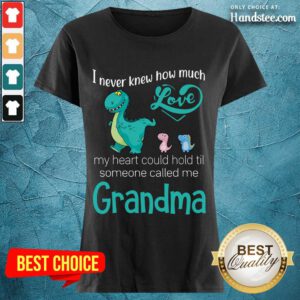 Good Saurus I Never Knew How Much Love Grandma Ladies Tee
