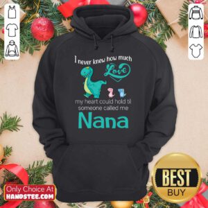 Great Saurus I Never Knew How Much Love Nana Hoodie