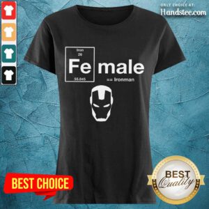Happy Fe Female The Original Iron Man 26 55845 Ladies Tee