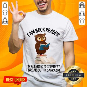 Happy Owl I Am A Book Reader Book Shirt