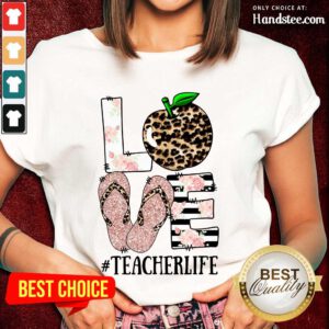 Love Apple Teacher Life Ladies Tee
