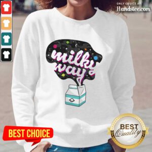 Positive Galaxy Milky Way Milk Bottle Long-Sleeved