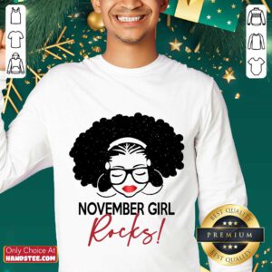 Pretty November Girl Rocks Sweater