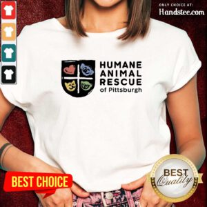 Relaxed Humane Animal Rescue Of Pittsburgh Ladies Tee